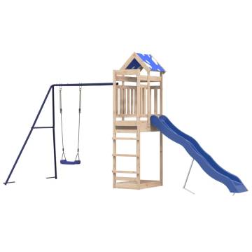 Outdoor Playset Solid Wood Pine