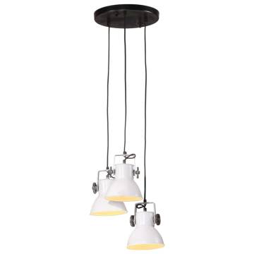 Hanging Lamp 25 W White 30x30x100 cm E27