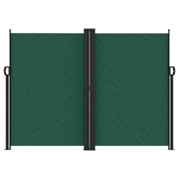 Retractable Side Awning Dark Green 180x600 cm