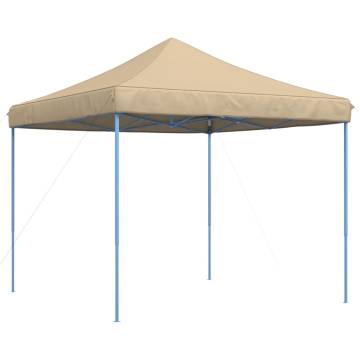 Foldable Party Tent Pop-Up Beige 292x292x315 cm