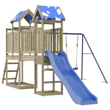 Outdoor Playset Impregnated Wood Pine