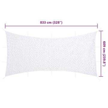 Camouflage Net with Storage Bag 833x609 cm White