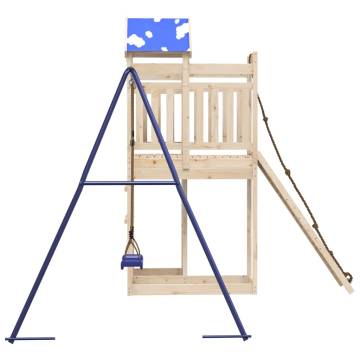 Outdoor Playset Solid Wood Pine