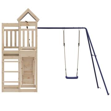 Outdoor Playset Solid Wood Pine