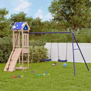 Outdoor Playset Solid Wood Pine