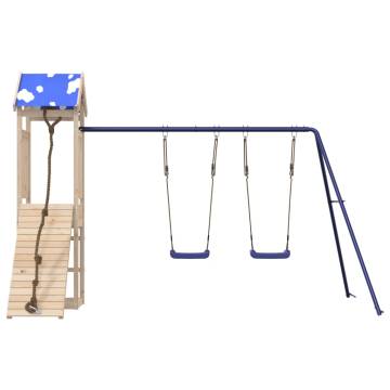 Outdoor Playset Solid Wood Pine