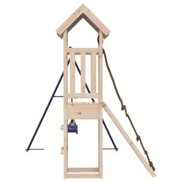 Outdoor Playset Solid Wood Pine