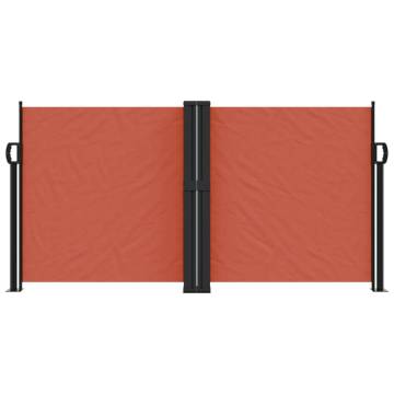 Retractable Side Awning Terracotta 120x1000 cm