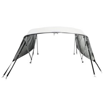 3-bow Bimini Top with Mesh Sidewalls 183x(137-152)x137 cm