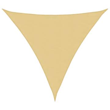 Sun Shade Sail Sand 4.5x4.5x4.5 m 100% Polyester Oxford