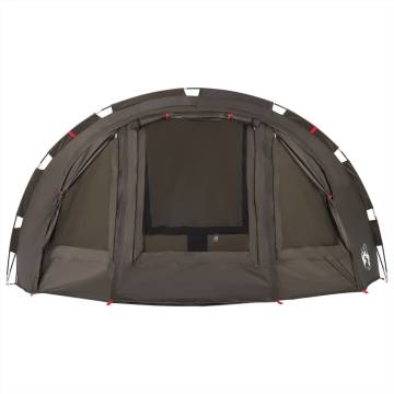 Fishing Tent 4-Person Brown Waterproof