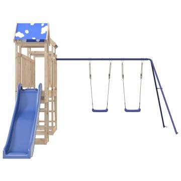 Outdoor Playset Solid Wood Pine