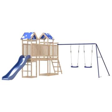 Outdoor Playset Solid Wood Pine