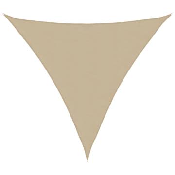 Sun Shade Sail Beige 2x2x2 m 100% Polyester Oxford