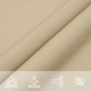 Sun Shade Sail Beige 2x2x2 m 100% Polyester Oxford