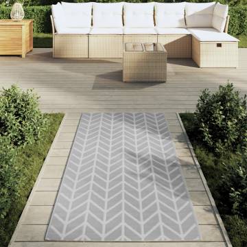 Outdoor Carpet Grey 80x150 cm PP