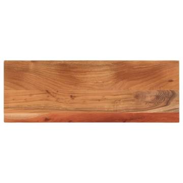 Table Top 90x30x2.5 cm Rectangular Solid Wood Acacia