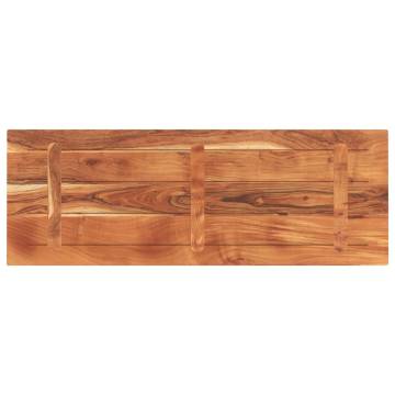 Table Top 140x60x2.5 cm Rectangular Solid Wood Acacia