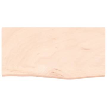 Bathroom Countertop 60x30x2 cm Untreated Solid Wood