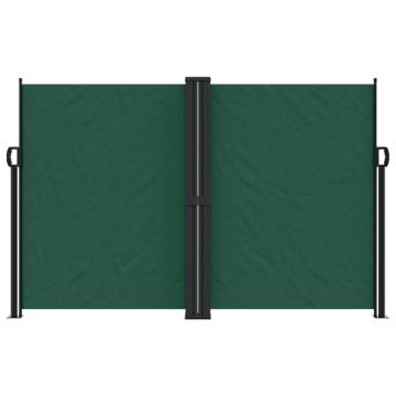 Retractable Side Awning Dark Green 160x1200 cm