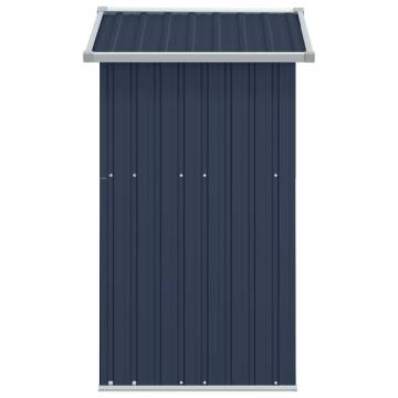 Garden Shed Anthracite 126x97.5x177 cm Galvanised Steel