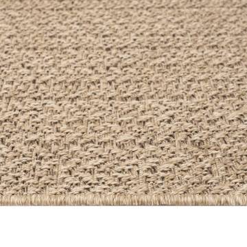 Rug ZIZUR 100x200 cm Jute Look Indoor and Outdoor