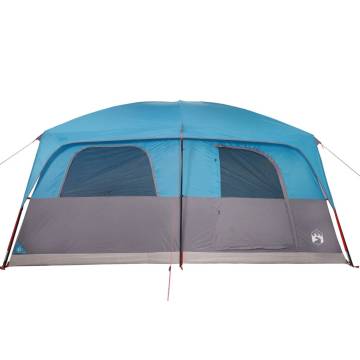 Family Tent Cabin 10-Person Blue Waterproof