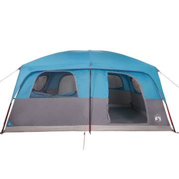 Family Tent Cabin 10-Person Blue Waterproof