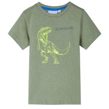 Kids' T-shirt with Short Sleeves Light Khaki 116