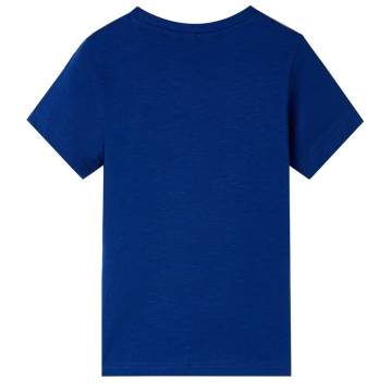 Kids' T-shirt with Short Sleeves Dark Blue 140