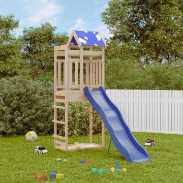 Outdoor Playset Solid Wood Pine