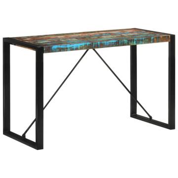 Dining Table 120x55x76 cm Solid Wood Reclaimed