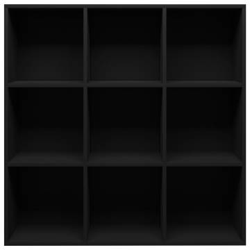 Book Cabinet Black 98x29x97.5 cm Engineered Wood