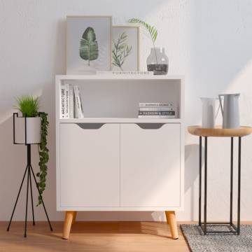 Sideboard White 60x30x72 cm Engineered Wood