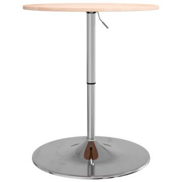 Bar Table Ø60x89.5 cm Solid Wood Oak