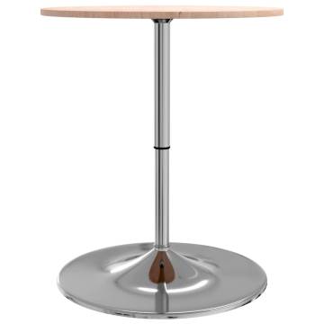 Bar Table Ø60x89.5 cm Solid Wood Oak