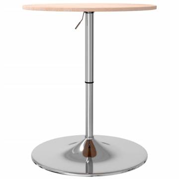 Bar Table Ø60x89.5 cm Solid Wood Oak