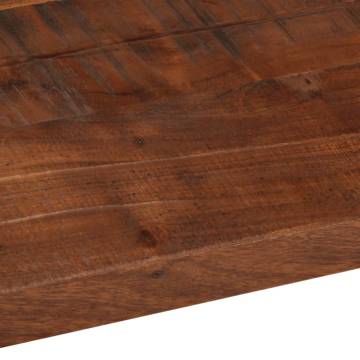 Table Top 100x70x2.5 cm Rectangular Solid Wood Reclaimed