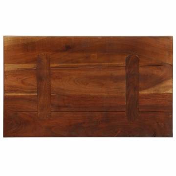 Table Top 60x30x2.5 cm Rectangular Solid Wood Reclaimed