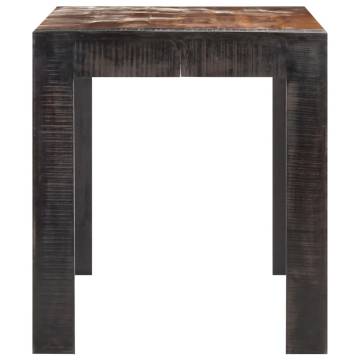 Dining Table 140x70x76 cm Solid Rough Mango Wood