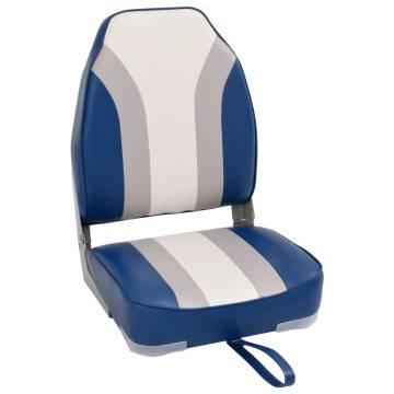 4 Piece Foldable Boat Seat Set High Backrest