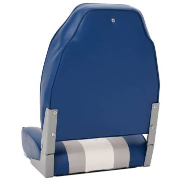 4 Piece Foldable Boat Seat Set High Backrest