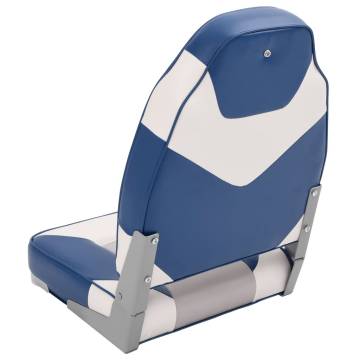 Foldable Boat Seats 2pcs with High Back 44x38x55 cm