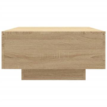 Coffee Table Sonoma Oak 90x60x31 cm Engineered Wood