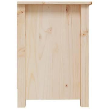 TV Cabinet 70x36.5x52 cm Solid Wood Pine