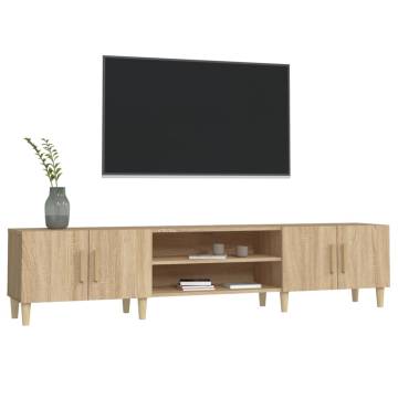 TV Cabinet Sonoma Oak 180x31.5x40 cm Engineered Wood