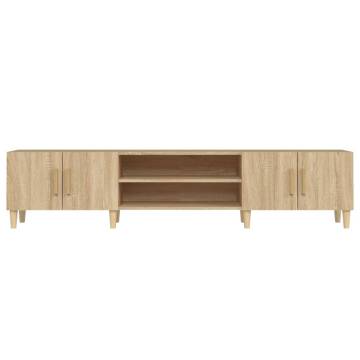 TV Cabinet Sonoma Oak 180x31.5x40 cm Engineered Wood