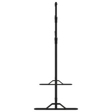 Backdrop Stands 2 pcs Black 305x243 cm Steel