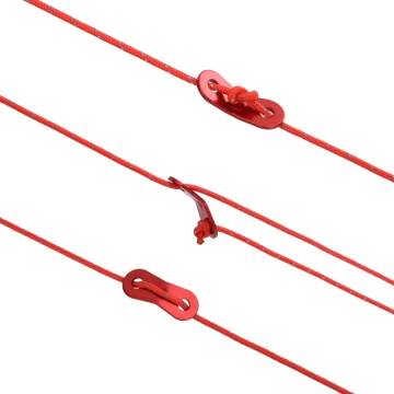 Tent Guy Rope with Reflective Strips and Spanners 50 m 5 mm