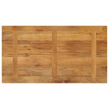 Table Top 100x70x3.8 cm Rectangular Solid Wood Mango